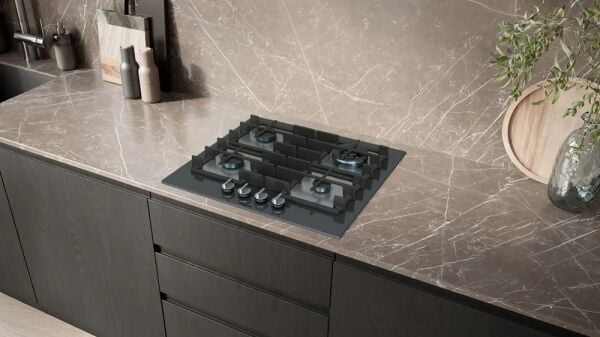 Siemens iQ500 Gazlı Ocak 60 cm Sert cam