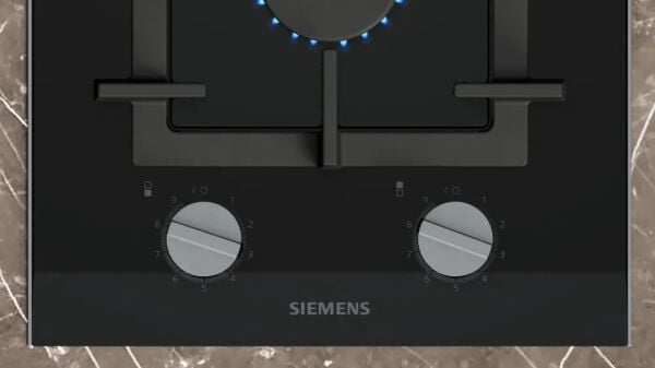 Siemens iQ700 Gazlı Domino Ocak 30 cm Seramik, Siyah