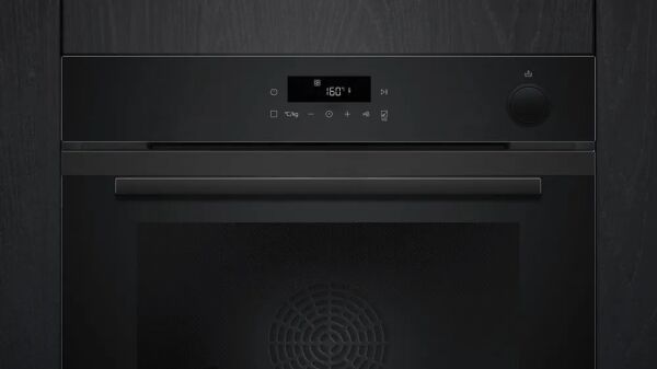 Siemens iQ300 Buhar Destekli Ankastre Fırın 60 x 60 cm Siyah inox