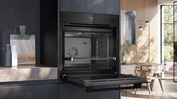Siemens iQ300 Buhar Destekli Ankastre Fırın 60 x 60 cm Siyah inox
