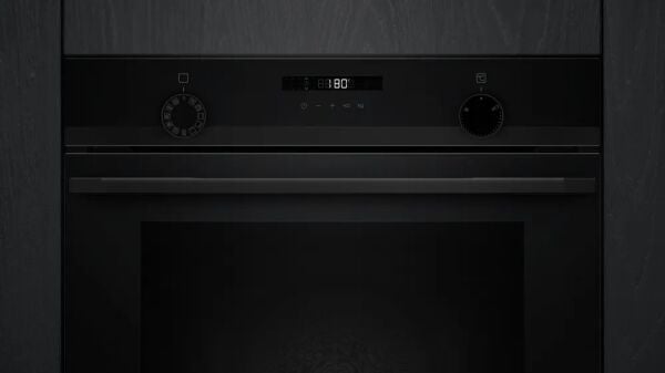 Siemens iQ300 Buhar Destekli Ankastre Fırın 60 x 60 cm Siyah