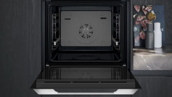 Siemens iQ300 Buhar Destekli Ankastre Fırın 60 x 60 cm Beyaz