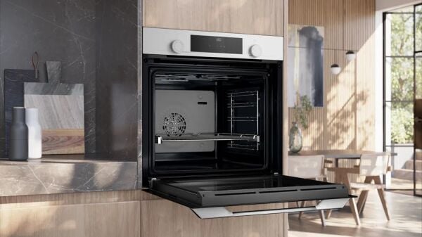 Siemens iQ300 Buhar Destekli Ankastre Fırın 60 x 60 cm Beyaz