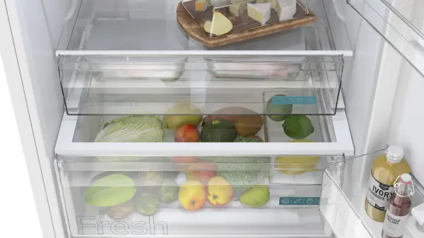 Siemens KG56NNWD0N iQ100 Alttan Donduruculu Buzdolabı 186.2 x 69.5 cm Beyaz, Total noFrost - görsel 4