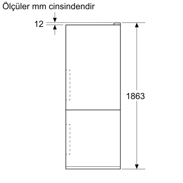 Siemens KG56NVPD0N iQ300 Alttan Donduruculu Buzdolabı 186.2 x 69.5 cm Kolay temizlenebilir Inox - görsel 7