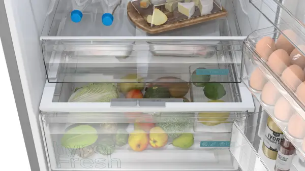Siemens KG56NVPD0N iQ300 Alttan Donduruculu Buzdolabı 186.2 x 69.5 cm Kolay temizlenebilir Inox - görsel 4