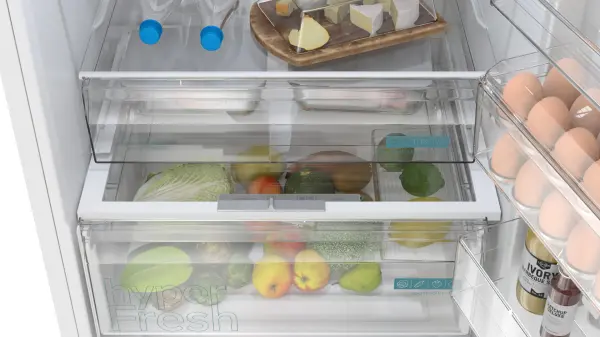 Siemens KG56NVWD0N iQ300 Alttan Donduruculu Buzdolabı 186.2 x 69.5 cm Beyaz, Total noFrost - görsel 4