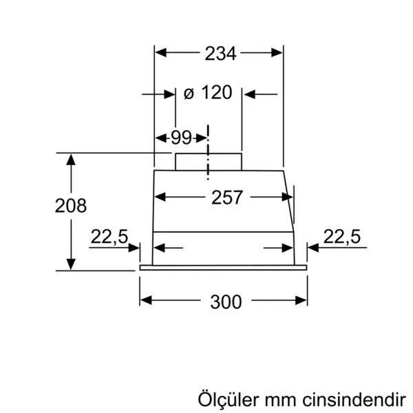 Siemens LB53NAA30 Sürgülü Aspiratör - görsel 7
