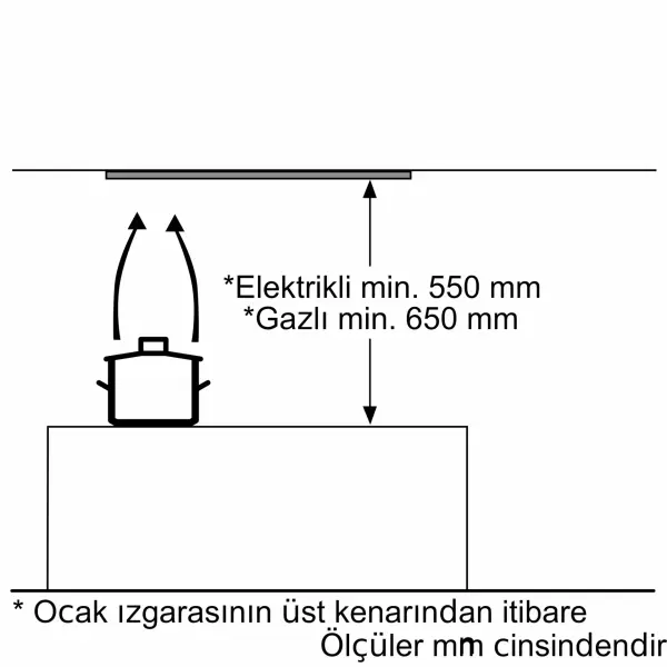 Siemens LB53NAA30 Sürgülü Aspiratör - görsel 8
