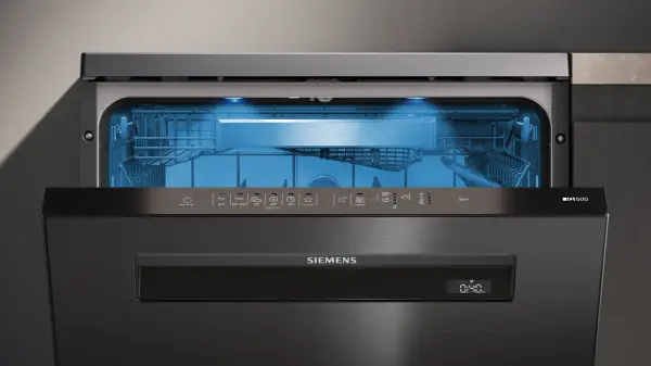 Siemens SN15EC00NT iQ500 Solo Bulaşık Makinesi 60 cm darkSteel Line - görsel 2