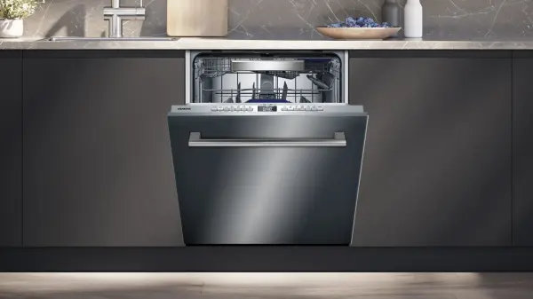 Siemens SN45EB01NT iQ500 Tezgah Altı Bulaşık Makinesi 60 cm Siyah - görsel 2
