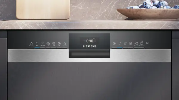 Siemens SN53ES63MT iQ300 Yarı Ankastre Bulaşık Makinesi 60 cm Paslanmaz çelik - görsel 3