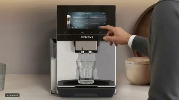 Siemens TQ925E03 EQ900 iAroma Tam Otomatik Kahve Makinesi Paslanmaz çelik - görsel 2