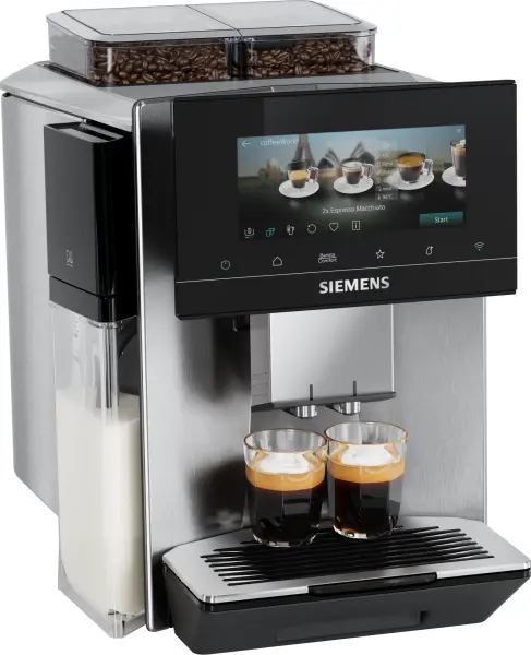 Siemens TQ927EZ3 EQ900 plus iAroma Tam Otomatik Kahve Makinesi Paslanmaz çelik