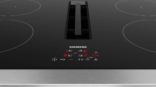 Siemens EH811BE15E 80 cm Davlumbaz Entegreli İndüksiyon Siyah Ocak