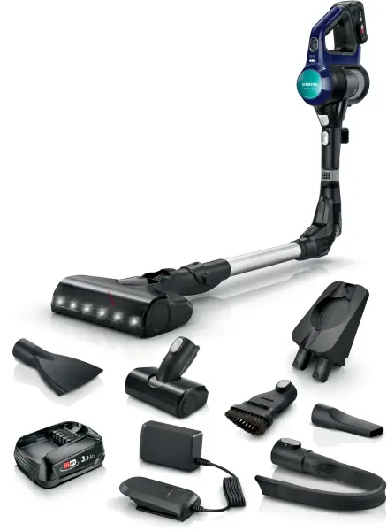 Siemens VSM120XXL iQ500 Şarjlı Süpürge Mavi