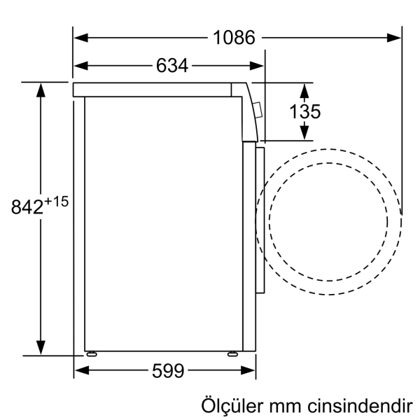 Siemens WT45W420TR 9 KG Kurutma Makinesi