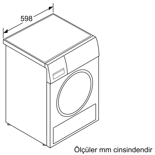 Siemens WT45W420TR 9 KG Kurutma Makinesi