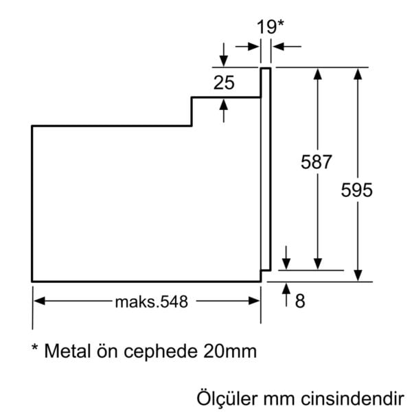 Profilo FRMA425B Ankastre Fırın