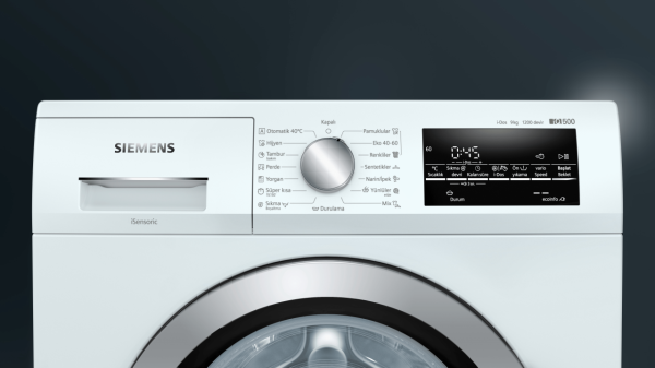 Siemens WM12US90TR iQ500 Çamaşır Makinesi 9 kg 1200 dev./dak.