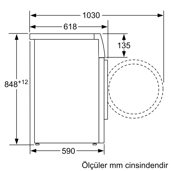 Siemens WM14UP90TR iQ500 9 Kg 1400 Devir Çamaşır Makinesi