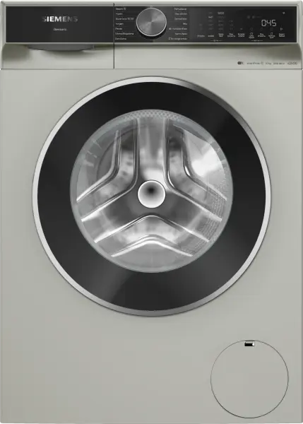 Siemens WG52K2ZSTR iQ500 Çamaşır Makinesi 10 kg maks. 1200 dev./dak., Gümüş