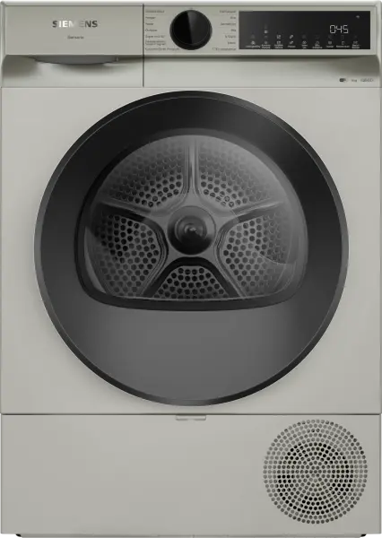 Siemens WQ42J20XTR iQ500 Isı Pompalı Kurutma Makinesi 9 kg Gümüş
