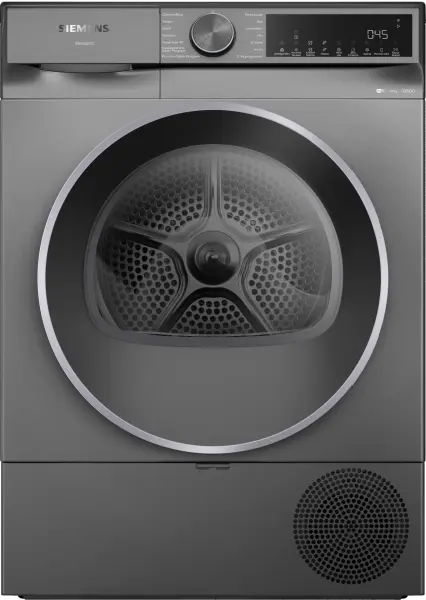 Siemens WQ52J20RTR iQ500 Isı Pompalı Kurutma Makinesi 10 kg Antrasit