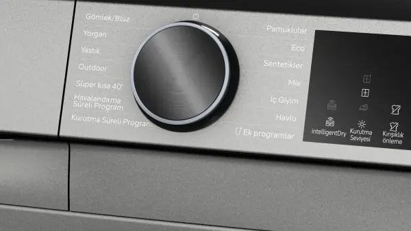 Siemens WQ52J20RTR iQ500 Isı Pompalı Kurutma Makinesi 10 kg Antrasit - görsel 2