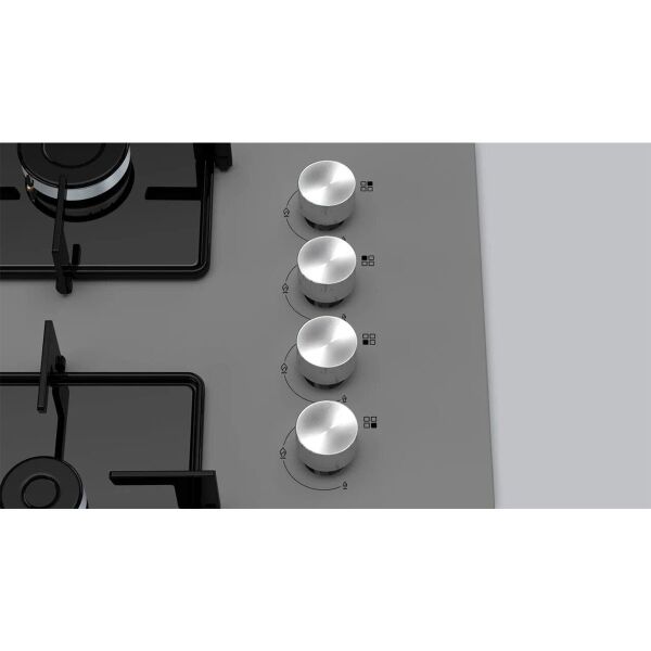 Siemens EO7C8PO12O 67 cm Sert Cam Ankastre Titanium Gri Gazlı Ocak - görsel 3