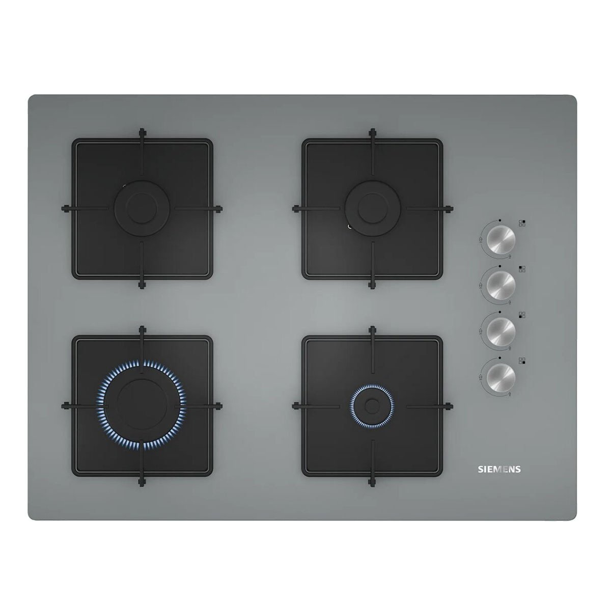 Siemens EO7C8PO12O 67 cm Sert Cam Ankastre Titanium Gri Gazlı Ocak