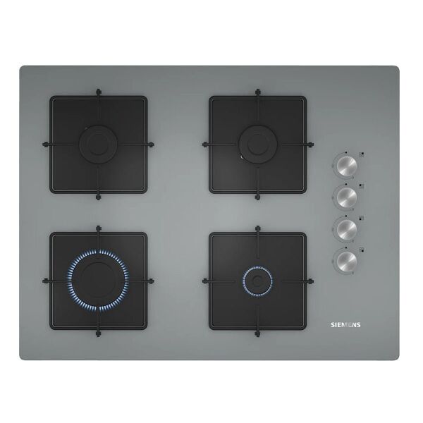 Siemens EO7C8PO12O 67 cm Sert Cam Ankastre Titanium Gri Gazlı Ocak