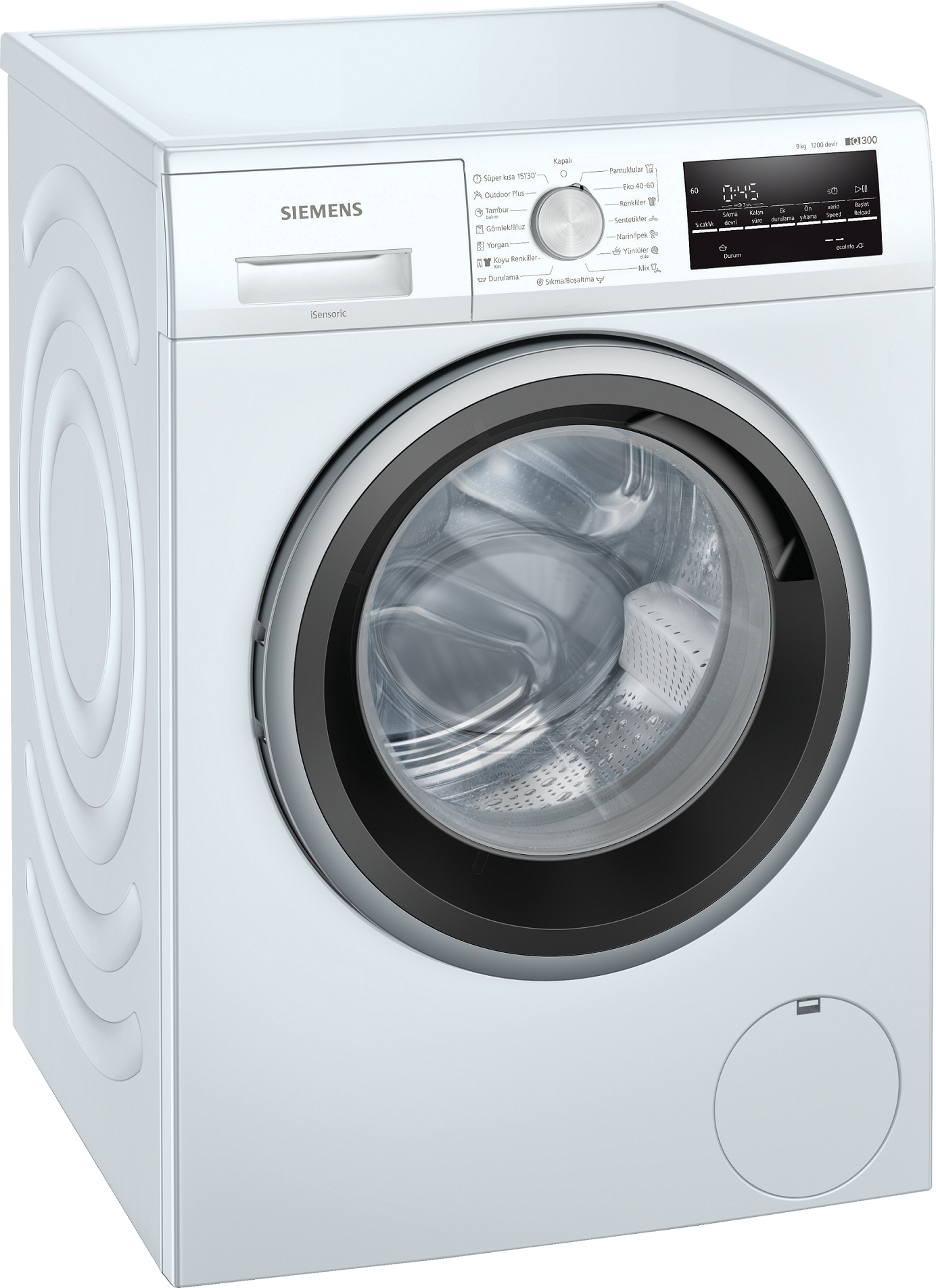 Siemens WM12UT90TR 9 KG 1200 Devir Çamaşır Makinesi