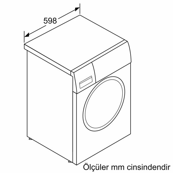Siemens WG52A2Z0TR iQ300 Çamaşır Makinesi 10 kg 1200 dev./dak. - görsel 5