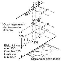 Siemens LC66GCD60T Duvar Tipi Davlumbaz