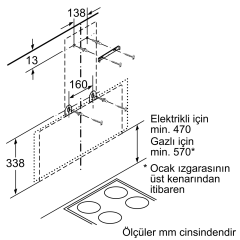 Siemens LC95KA270T Duvar Tipi Davlumbaz