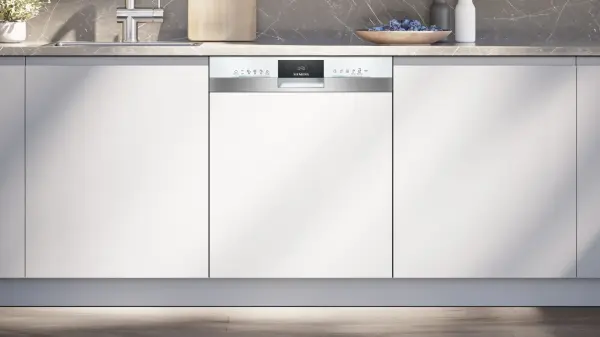 Siemens iQ300 Yarı Ankastre Bulaşık Makinesi 60 cm Beyaz - görsel 2