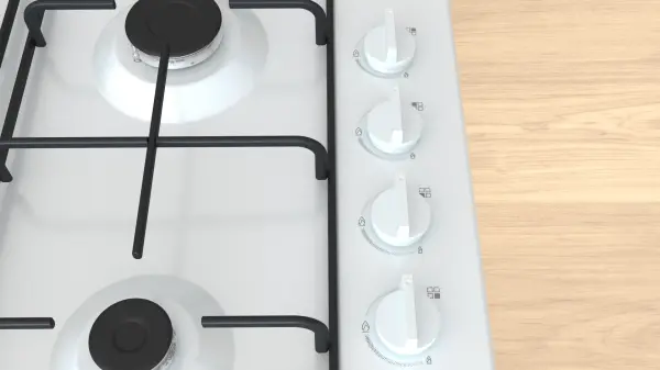Siemens iQ100 Set Üstü Gazlı Ocak 60 cm Beyaz - görsel 2