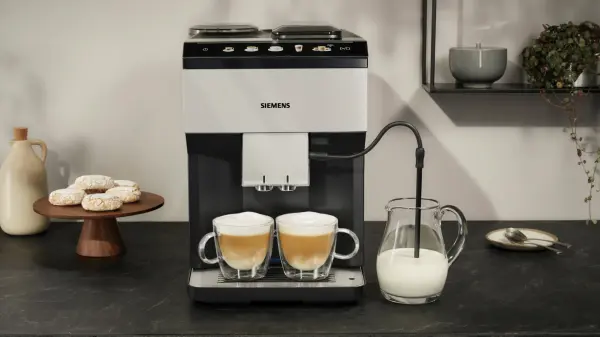 Siemens Tam Otomatik Kahve Makinesi EQ500 classic connect Paslanmaz çelik, Siyah, Çıkarılabilir su tankı - görsel 2