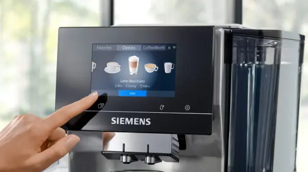 Siemens TQ713R03 Tam Otomatik Kahve Makinesi EQ700 integral Paslanmaz çelik, Çıkarılabilir su tankı - görsel 7
