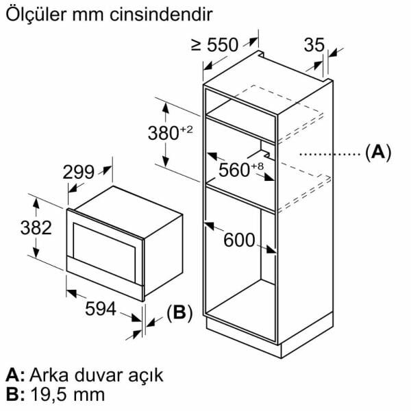 Siemens BE732L1B1 iQ700 Ankastre Mikrodalga Fırın