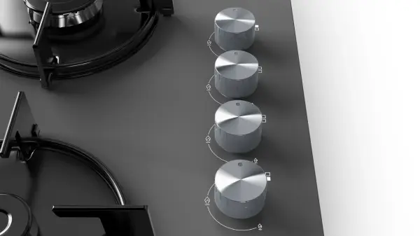 Siemens EO6C9PO00O iQ100 Gazlı Ocak - görsel 2