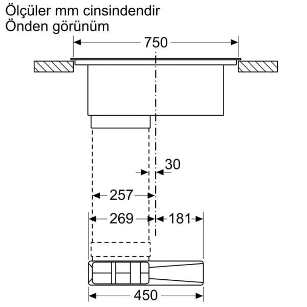 Siemens EX875LX57E iQ700 Davlumbaz Entegreli İndüksiyon Ocak