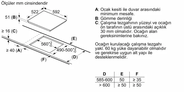 Siemens EU611AGA5E iQ100 İndüksiyonlu Ocak - görsel 5