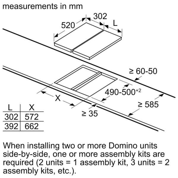Siemens ER3A6BB70 iQ700 Gazlı Domino Ocak