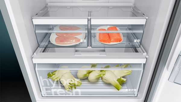 Siemens KG56NVXF0N 559 lt Inox Siyah  Buzdolabı