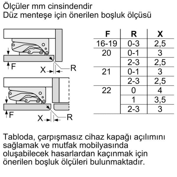 Siemens KU15RAFF0 iQ500 Tezgah Altı Ankastre Soğutucu