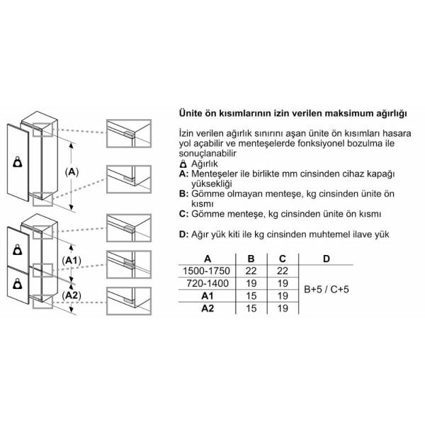 Siemens GU15DADF0 iQ500 Ankastre Derin Dondurucu