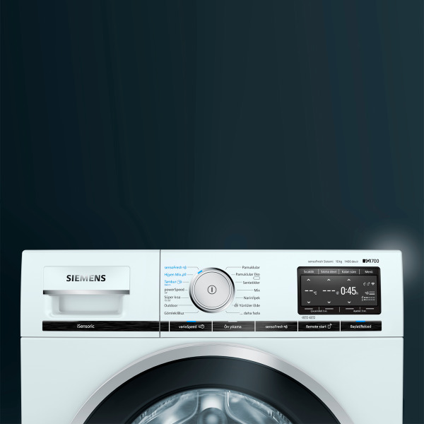 Siemens WM14XFH0TR 10 KG 1400 Devir Çamaşır Makinesi