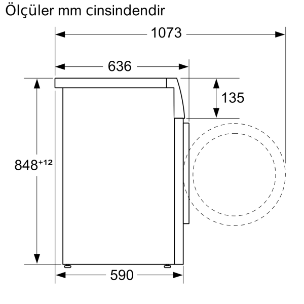 Siemens WN54A2X0TR A 10/6 KG Çamaşır Kurutma Makinesi